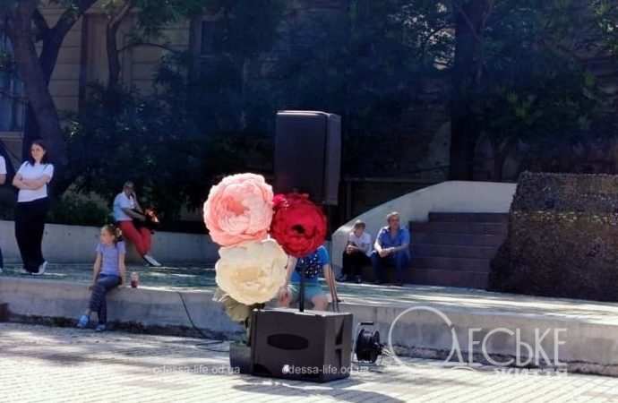 Детский праздник в Горсаду, декорации