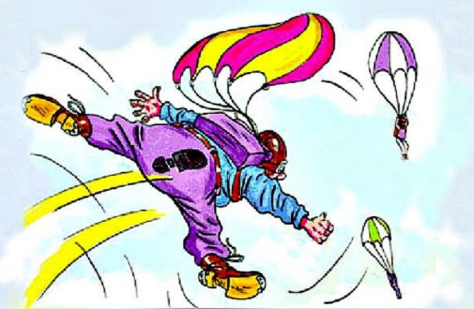Анекдот дня: как Рабинович с парашютом прыгал