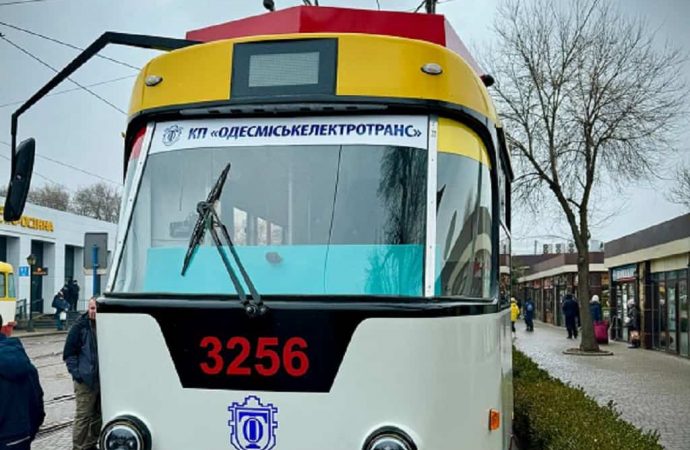 Одесский трамвай №1 временно сокращает маршрут