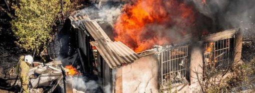 Пожары в Одесской области: сгорели жилые дома и дачи (видео)