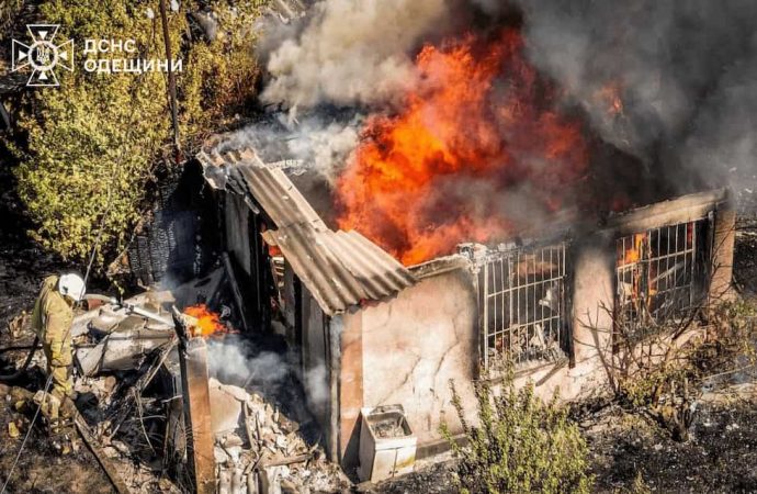 Пожежі в Одеській області: згоріли житлові будинки та дачі (відео)