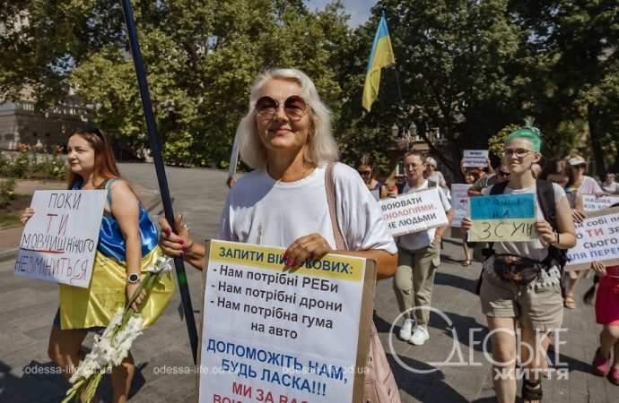 Пикет у мэрии, шествие участников