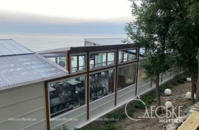 Буфет на Малом Фонтане, вид на море