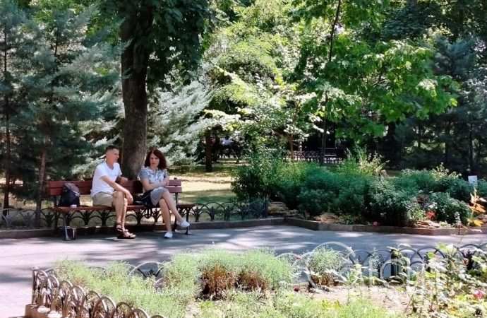 Жара в Одессе, в Горсаду