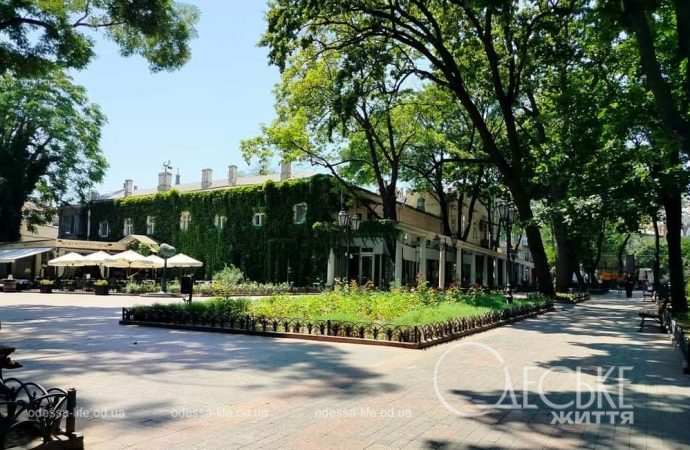 Жара в Одессе, Горсад