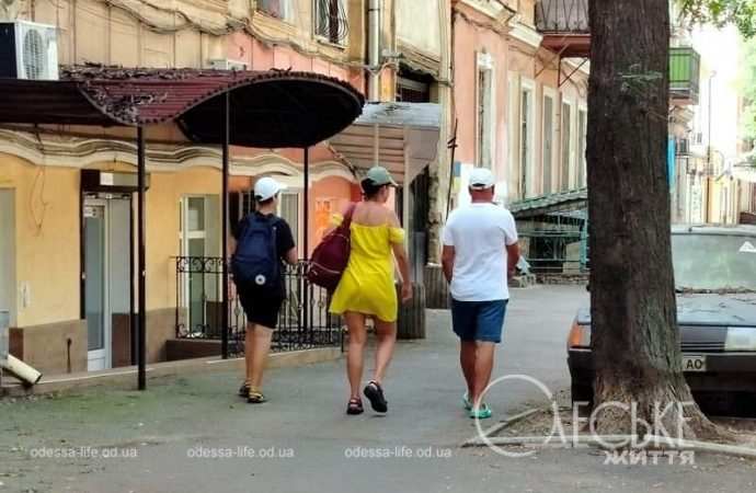 На одесской улице в июле