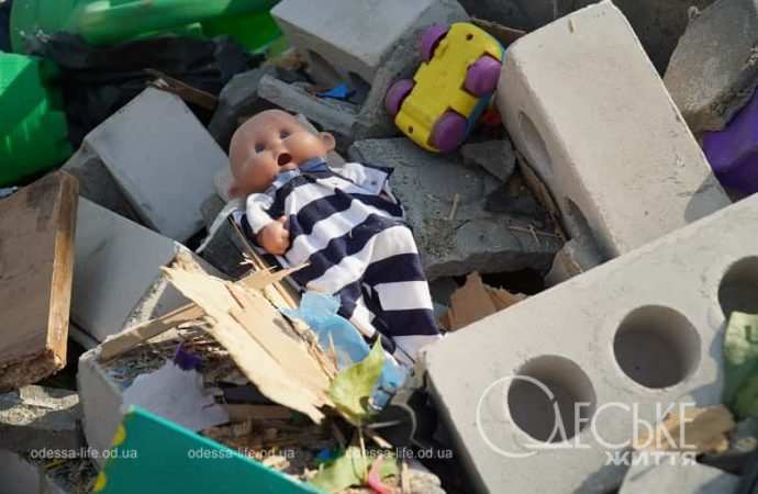 Обстрел Николаева 19 июля 2024, игрушка