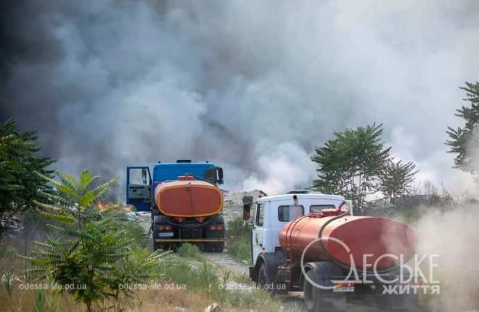 Пожар в Пересыпском районе Одессы