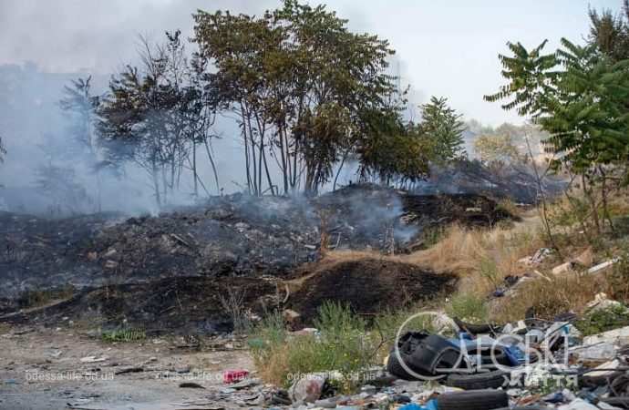 Пожар в Одессе