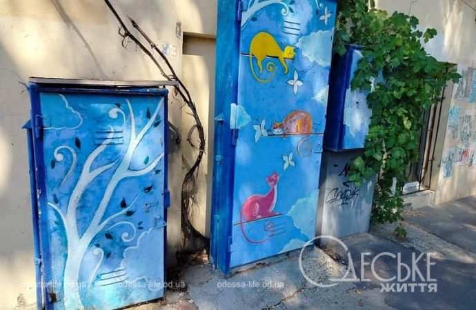 Август в Одессе, стрит-арт