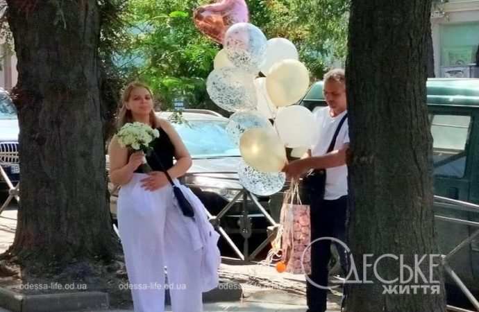 Август в Одессе, воздушные шары