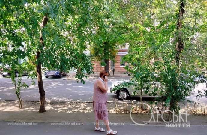 Август в Одессе, на улице