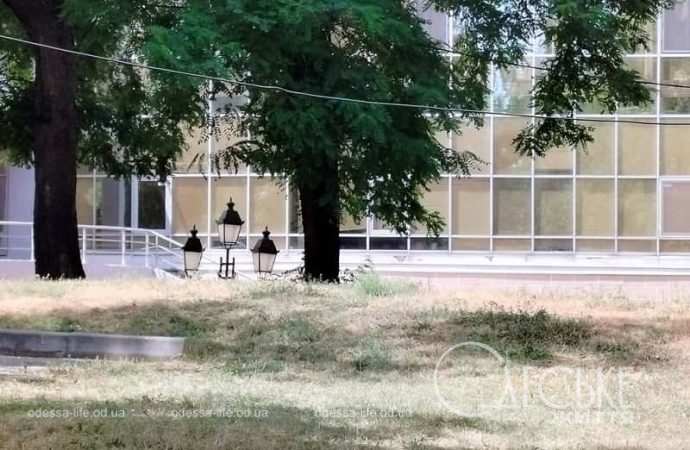 В одесском парке Шевченко, фонари