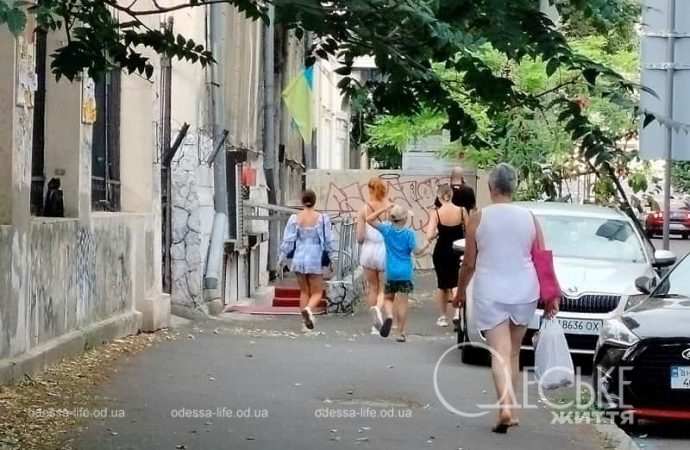 Лето на одесской улице