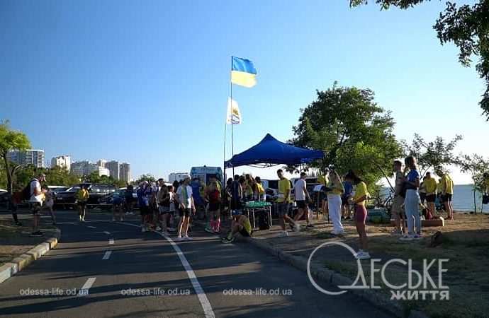 Забег в вышиванках в Одессе