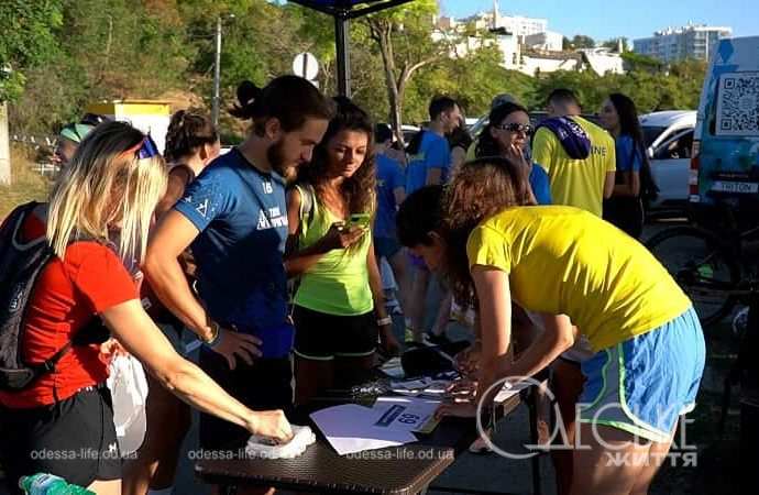 Забег в вышиванках в Одессе, регистрация участников