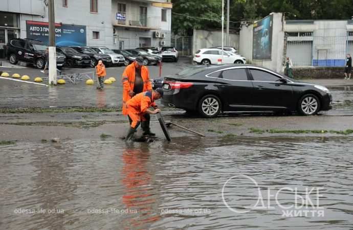 Балковская после ливня, ликвидация последствий