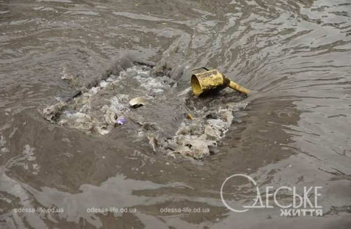 Потоп на Балковской в Одессе