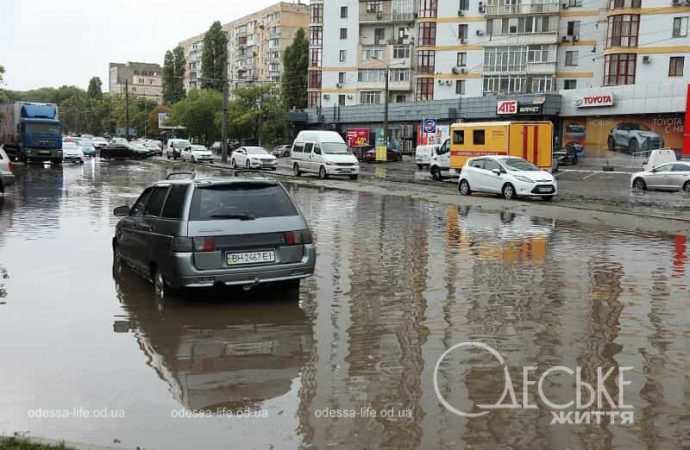 Балковская после ливня,Ю потоп