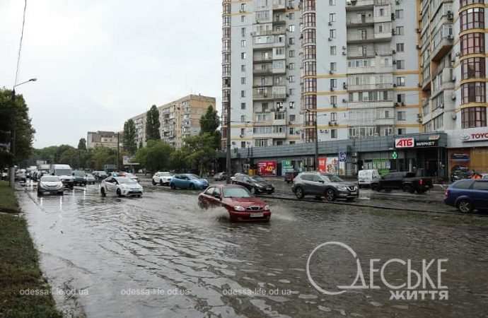 Балковская после ливня, дорога