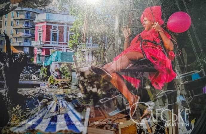 Фотоколлаж о войне, Одесса