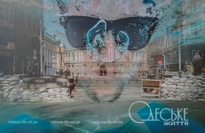 Фотоколлаж о войне, лицо