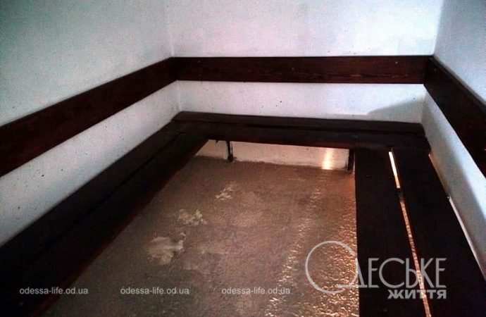 Одесский Греческий парк, в укрытии