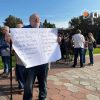 В Одессе протестуют против сноса памятника Пушкину