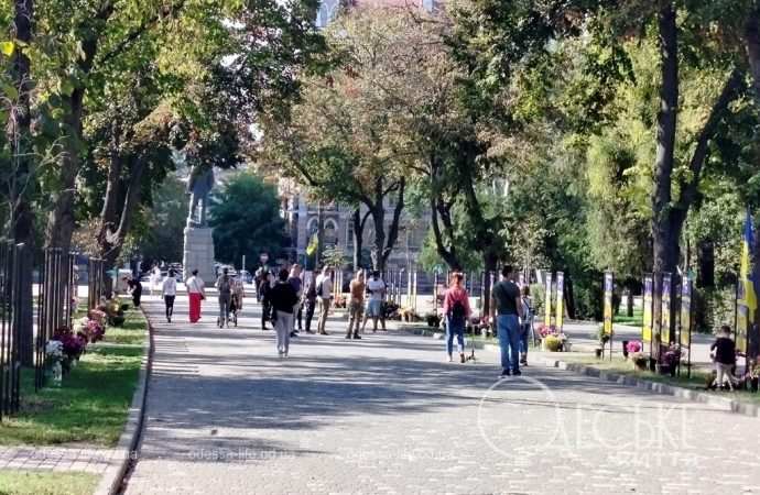 Аллея Героев в парке Шевченко-4