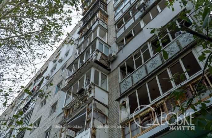 Атака Черноморска 9 октября 2024, пострадавший дом