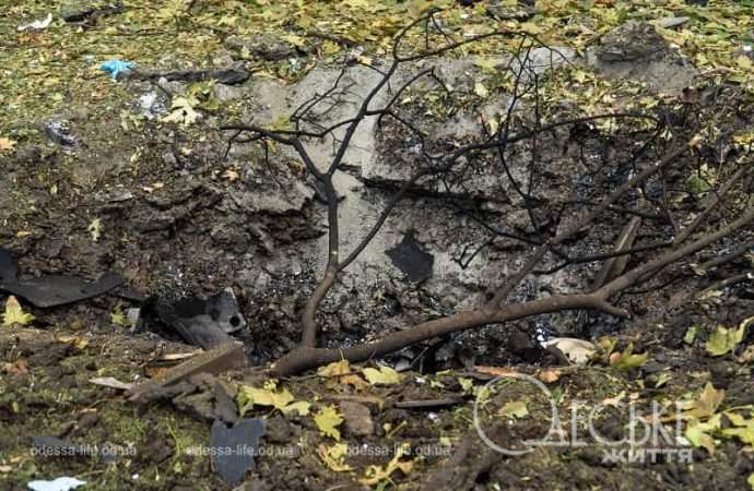 Атака Черноморска 9 октября 2024, на месте прилета