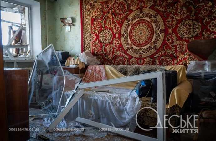 Атака Черноморска 9 октября 2024, после прилета