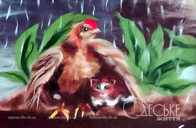 Картины Светланы Скиловой, курица