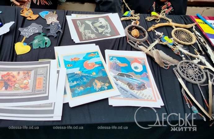 На ярмарке «Grechka» в Одессе, рисунки