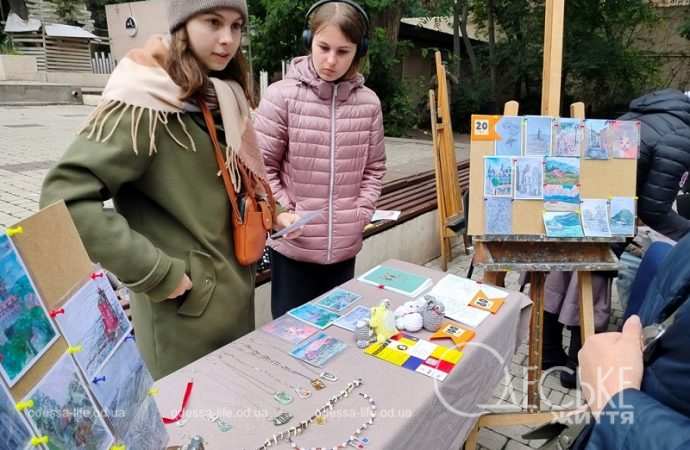 На ярмарке «Grechka» в Одессе, посетители