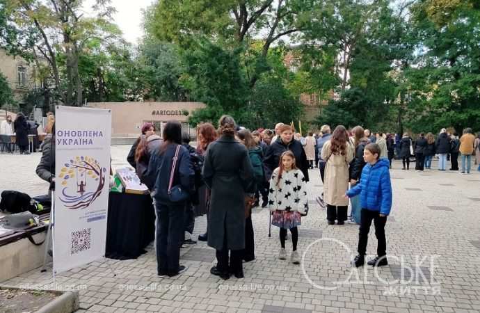 Студенческая ярмарка «Grechka» в Одессе, посетители