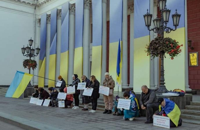 акция в Одессе 16 ноября 2024, минута молчания