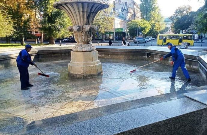 Консервация фонтанов в Одессе