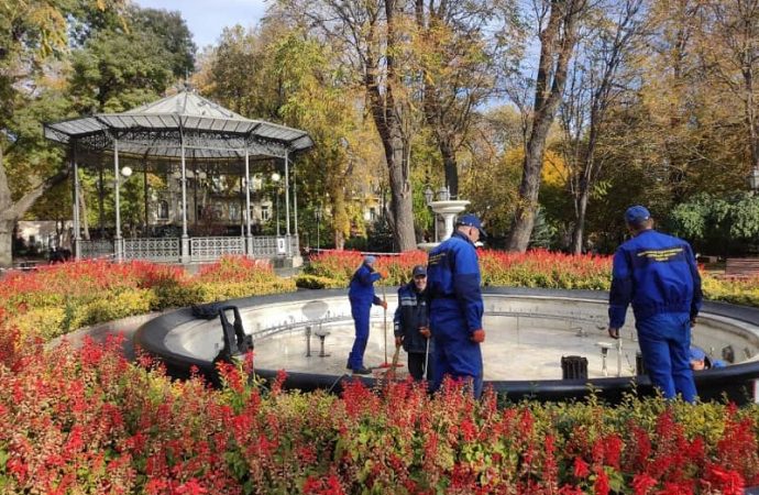 Консервация фонтанов в Одессе-10
