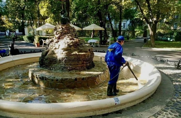 Консервация фонтанов в Одессе-5
