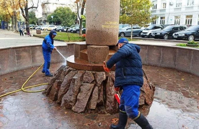 Консервация фонтанов в Одессе-8