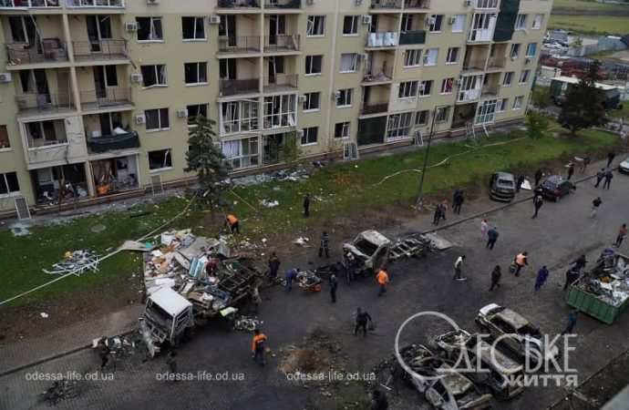 На месте прилета в Одессе, 9 ноября 2024, ЖК-5
