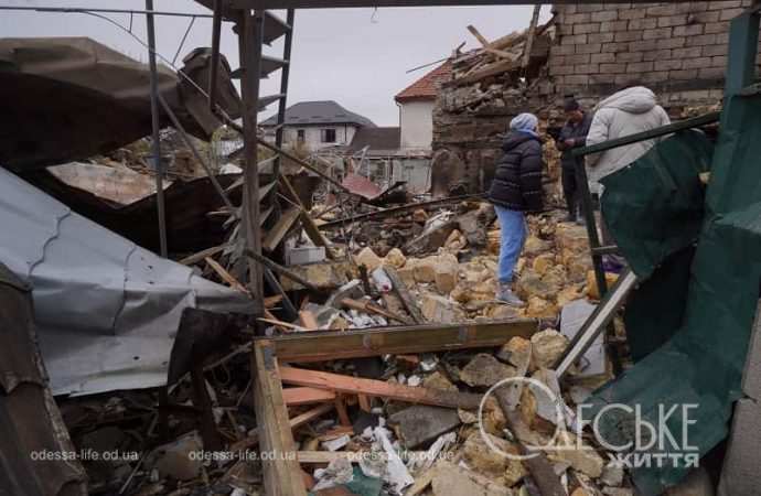 На месте прилета в Одессе, 9 ноября 2024-4