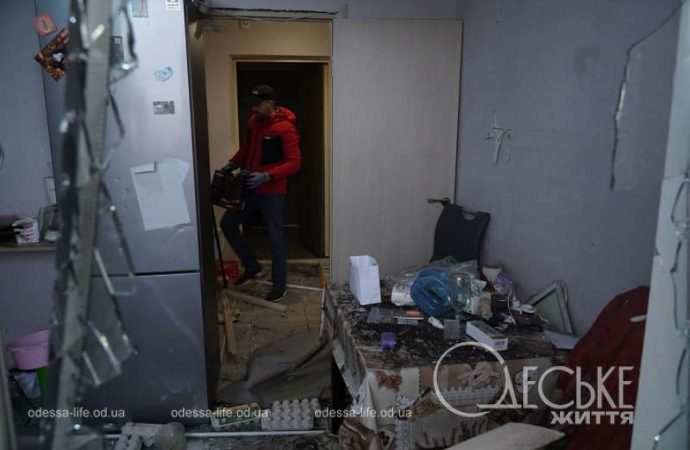 На месте прилета в Одессе, 9 ноября 2024, ЖК-6