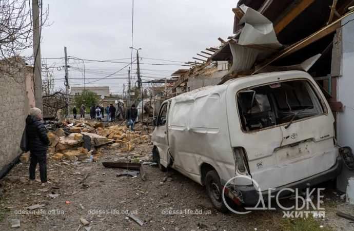 После атаки 10 ноября 2024, дорога