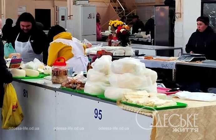 Цены на молочную продукцию: Одесса, Привоз