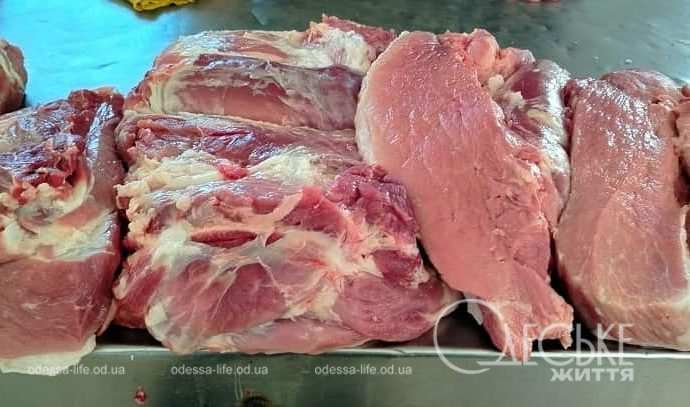 Одесский Привоз в ноябре: мясо