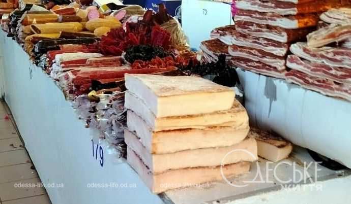 Одесский Привоз в ноябре: сало