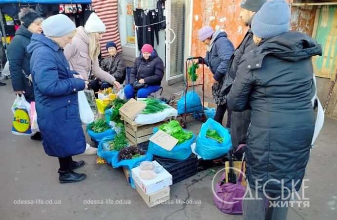 На Привозе: зелень