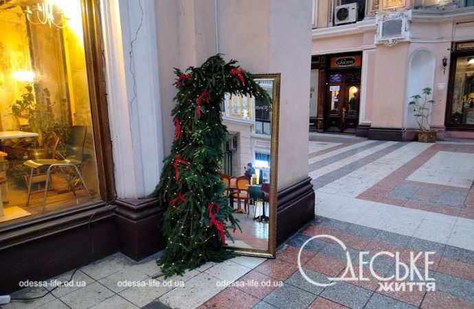 Одесские витрины, скоро Новый год